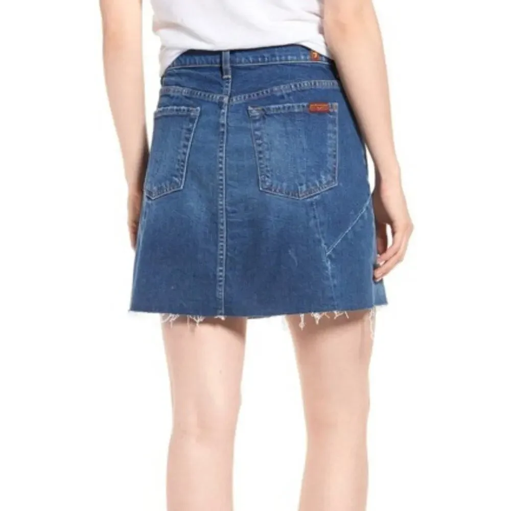 7 For All Mankind Denim Skirt 24